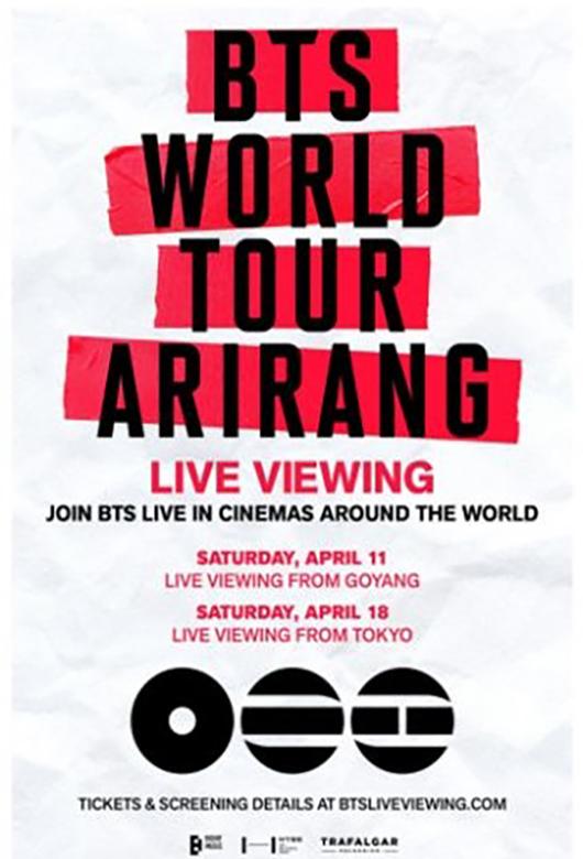 BTS World Tour 'Arirang' in Goyang: Live Viewing